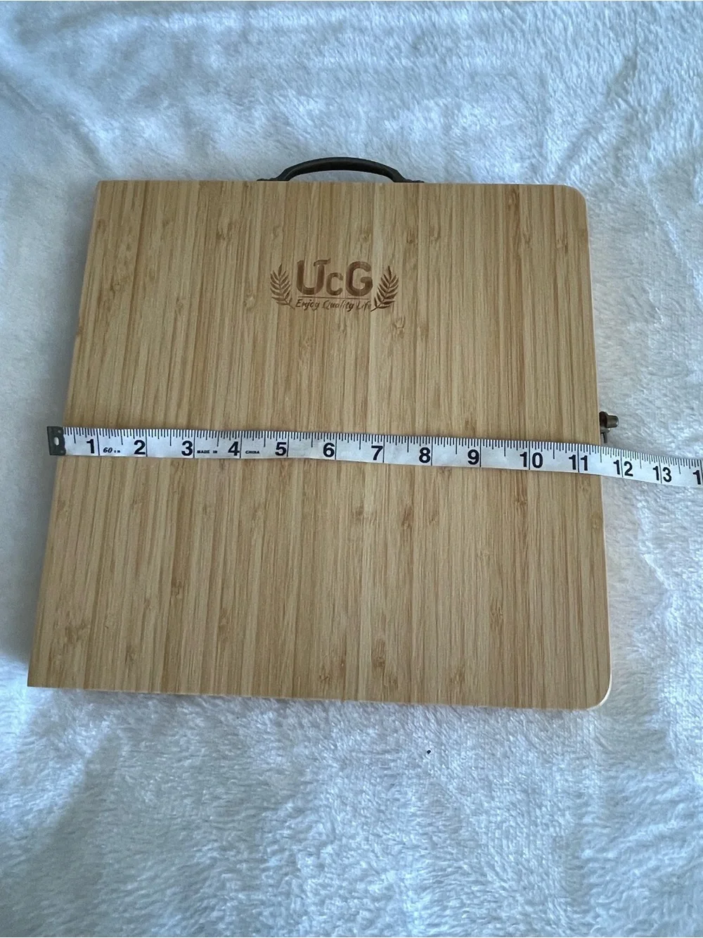Bamboo Foldable Charcuterie Board Set with Utensils - Natural Bamboo